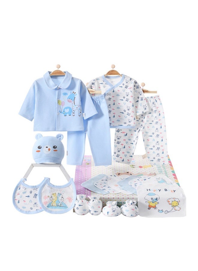 Beauenty 18pcs Baby Gift Box, Newborn Clothing Set Baby Clothes Gift Set, Newborn Gift Set,Newborn Outfit Set Baby Gift Box for Boys and Girls - Image 4