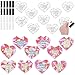 JAPBOR Valentines Christian Coloring Craft for Kids 30PCS Jesus Loves Me Color Your Own Magnet Kit Religious Valentines Day Heart DIY Fridge Magnetic Stickers for Classroom Draw Paint Activities - Image 2