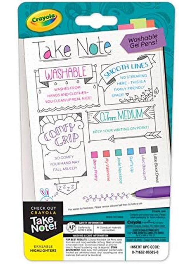 كرايولا 6 قيراط. خذ ملاحظة على أقلام جل قابلة للغسل - Image 3