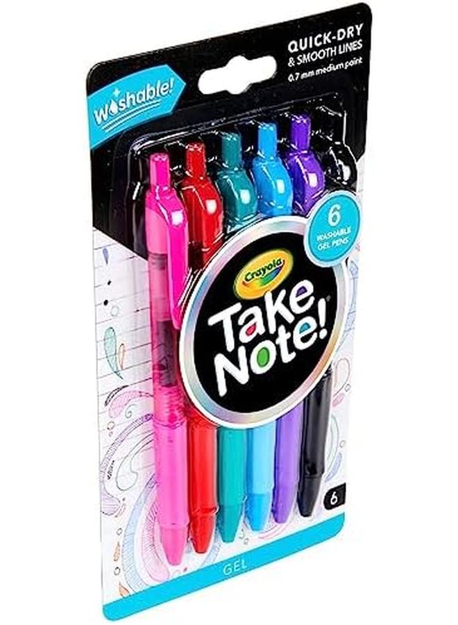 كرايولا 6 قيراط. خذ ملاحظة على أقلام جل قابلة للغسل - Image 4