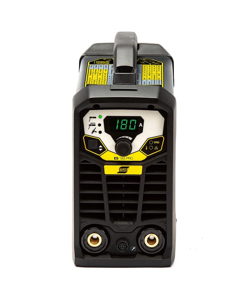 ESAB 0700500070 MINIARC Rogue ES 180i Stick Welding System, Dual Voltage Input, Adjustable Hot Start/Arc Force, Stick 6010 Mode, Power Factor Control, Electrodes up to 5/32", IP23S Designed - Image 4