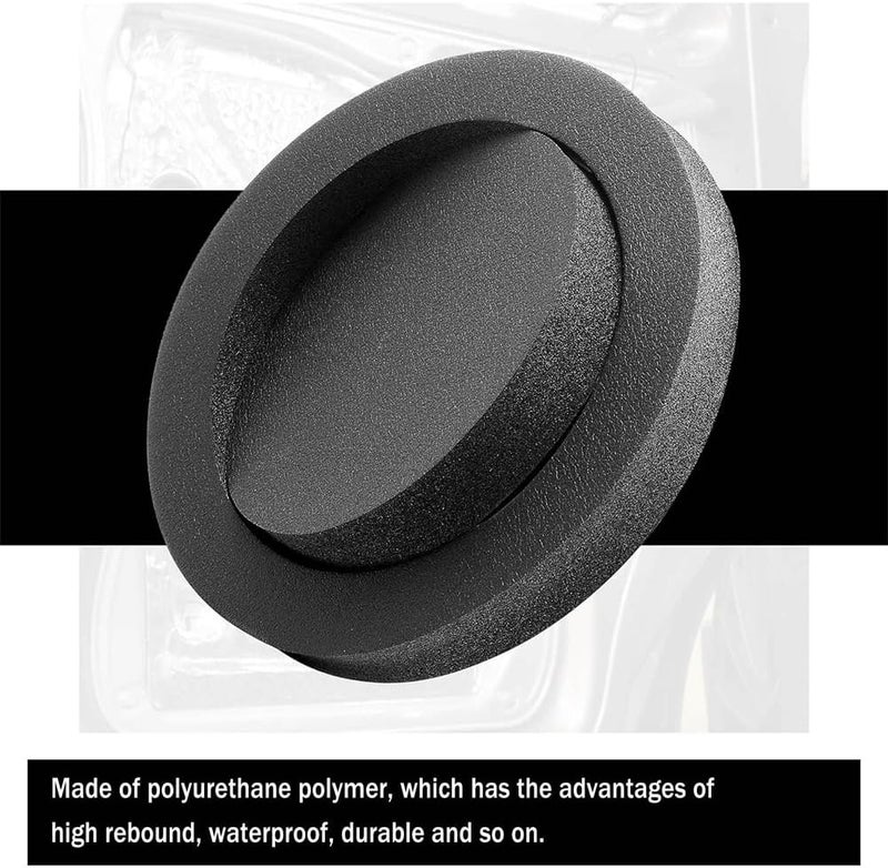 Azonee 6.5" Foam Speaker Enhancer, Azonee 4Pcs Self Adhesive Speaker Fast Rings, High Rebound Sponge Bass Blocker Kit for 6" and 6.5" Speaker - Image 4