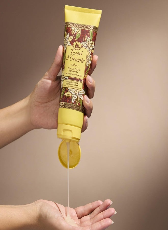 Tesori d'Oriente:"Vaniglia E Zenzero" Madagascar Vanilla and Ginger Shower Cream - 250 Ml (8.45us Fl Oz) [ Italian Import ] - Image 3