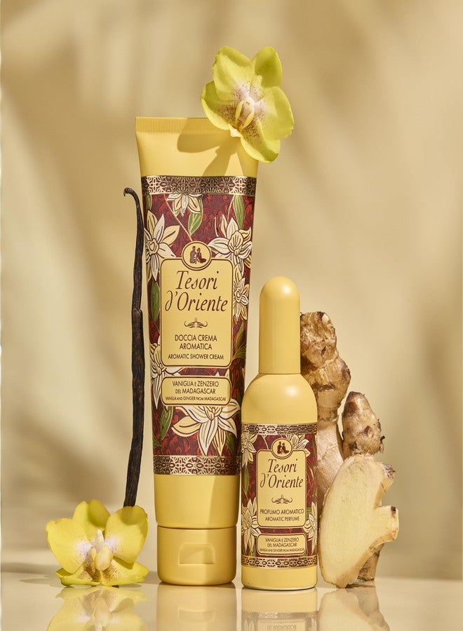 Tesori d'Oriente:"Vaniglia E Zenzero" Madagascar Vanilla and Ginger Shower Cream - 250 Ml (8.45us Fl Oz) [ Italian Import ] - Image 4