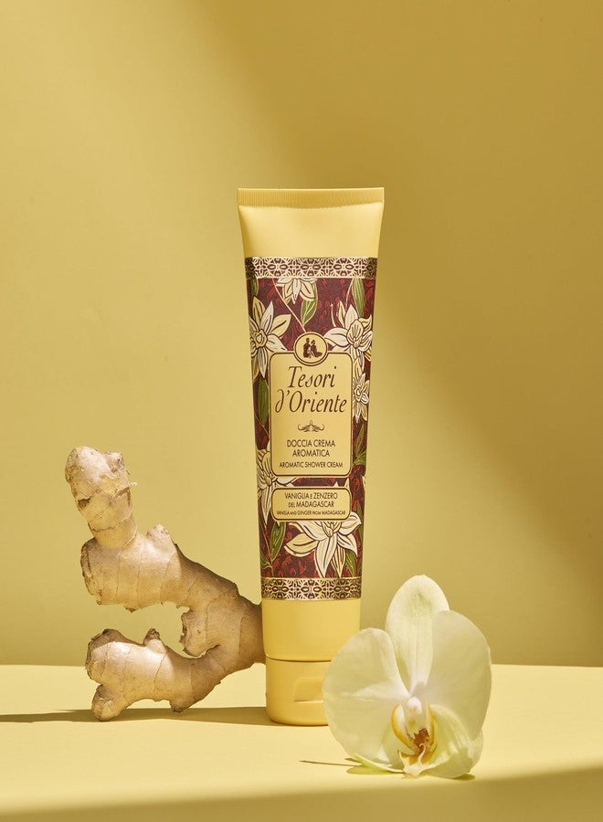 Tesori d'Oriente:"Vaniglia E Zenzero" Madagascar Vanilla and Ginger Shower Cream - 250 Ml (8.45us Fl Oz) [ Italian Import ] - Image 2