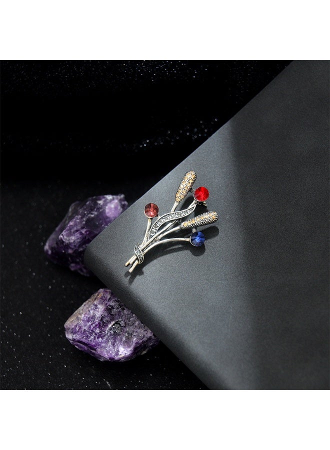 KUYING Retro Minimalist Personalized Men's High-end Fashion Brooch 