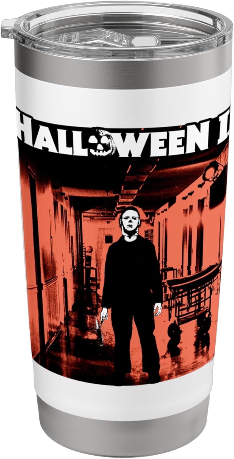 Halloween II Michael Myers Hospital Stainless Steel Insulated Tumbler - Image 1