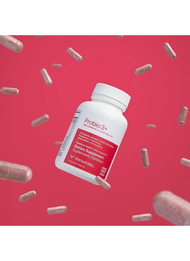 Immunotec - Immunotec PROBIO 3+ with Cranberry - Image 1