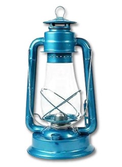ARTC ARTC Vintage Blue Fanoos Lantern – Old Style Hurricane Lantern Light, Kerosene & Oil Powered for Outdoor Camping, Garden, and Rustic Home Decor – Antique Retro Design for Classic Lighting  - Image 2