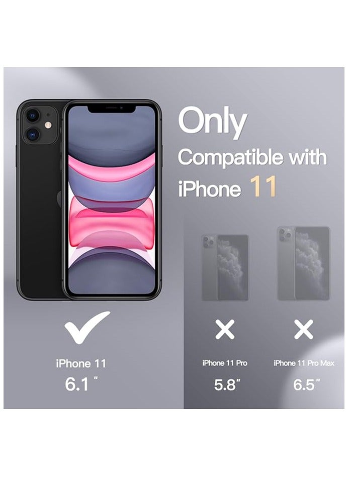 أكاليكس جراب سيليكون متوافق مع iPhone 11، طبقة سيليكون سائلة رفيعة من المطاط الناعم المقاوم للصدمات، غطاء حماية للهاتف مع بطانة من مادة TPU (أخضر) - Image 2