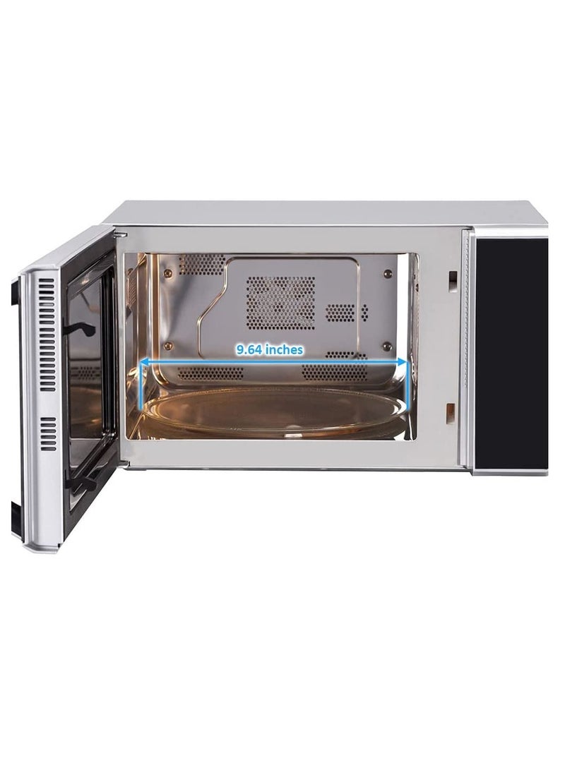 Rubik Microwave Oven Plate Replacement Small (24.5cm, Flat Bottom) Turntable Glass Tray Dishwasher Safe, Universal Compatibility  - Image 3
