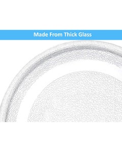 Rubik Microwave Oven Plate Replacement Small (24.5cm, Flat Bottom) Turntable Glass Tray Dishwasher Safe, Universal Compatibility  - Image 5