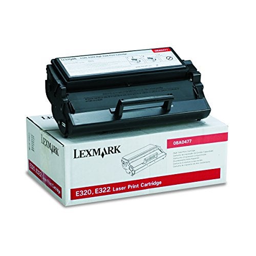 Lexmark 08A0477 High Yield Black Toner Cartridge for Lexmark e320 & e322 - Image 1