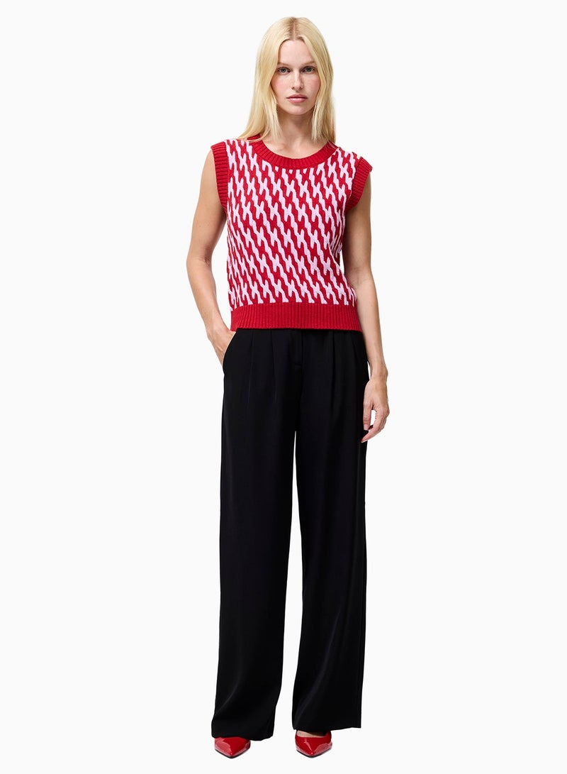 French Connection Klara Flec Striped Vest - Image 3