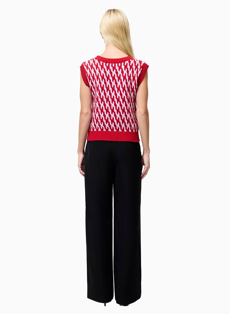 French Connection Klara Flec Striped Vest - Image 2