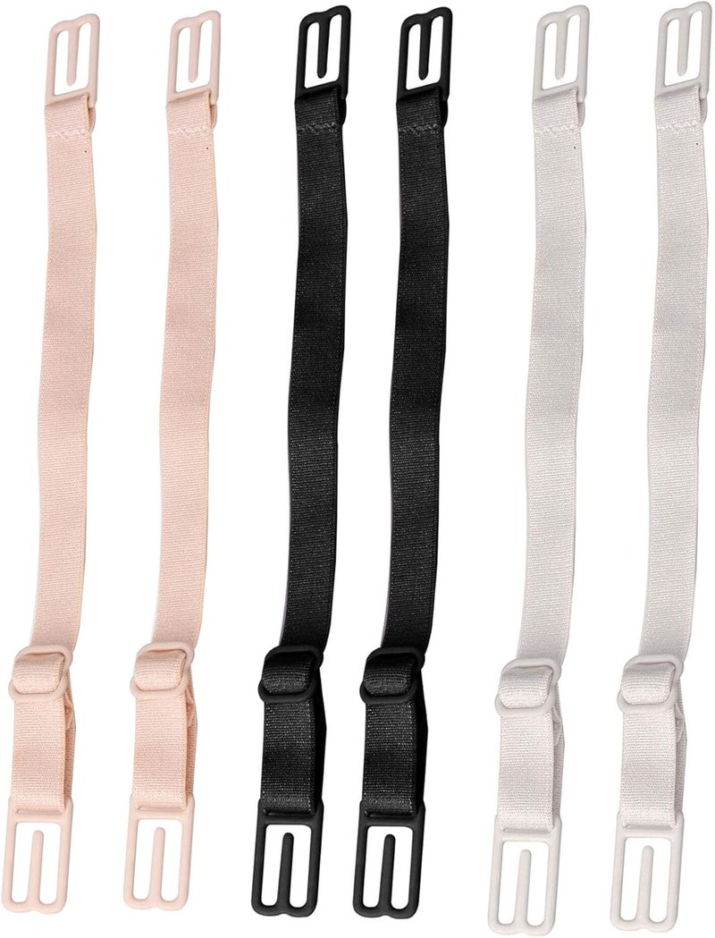 JIAKAI Women's Non-slip Elastic Bra Strap Holder Racer Back - Conceal Straps - Image 1