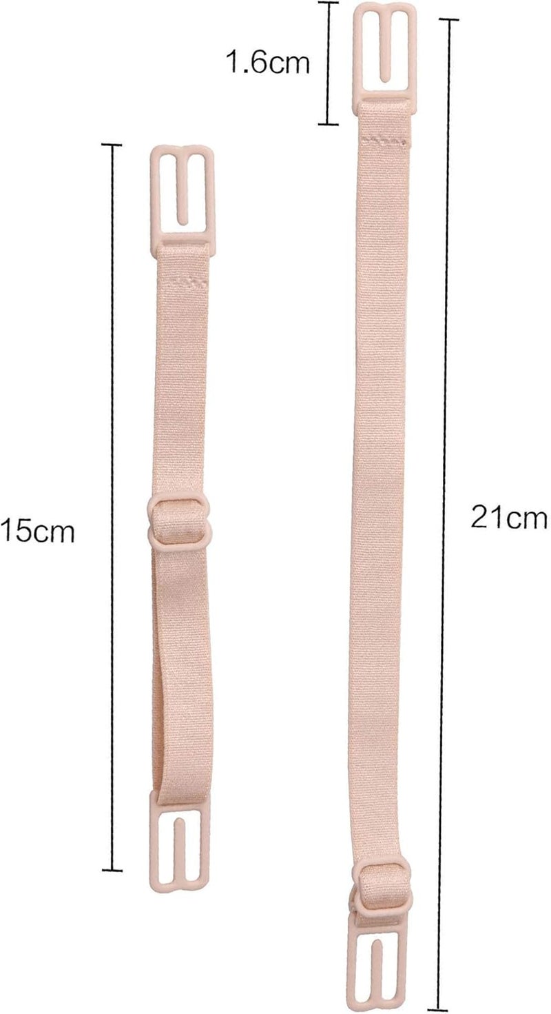 JIAKAI Women's Non-slip Elastic Bra Strap Holder Racer Back - Conceal Straps - Image 2