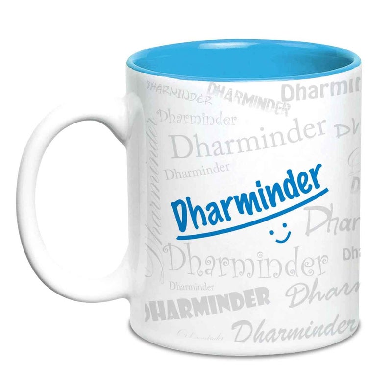 Hot Muggs Me Graffiti Mug - Dharminder Personalised Name Ceramic, 315ml, 1 Unit - Image 5