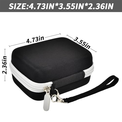 Grapsa Digital Camera Case for CAMKORY/for Kodak Pixpro/for VAHOIALD/for Sony DSCW800 830/ for Canon PowerShot 180 190. Vlogging Cameras Storage Holder for Accessories (Box Only)-Black - Image 5
