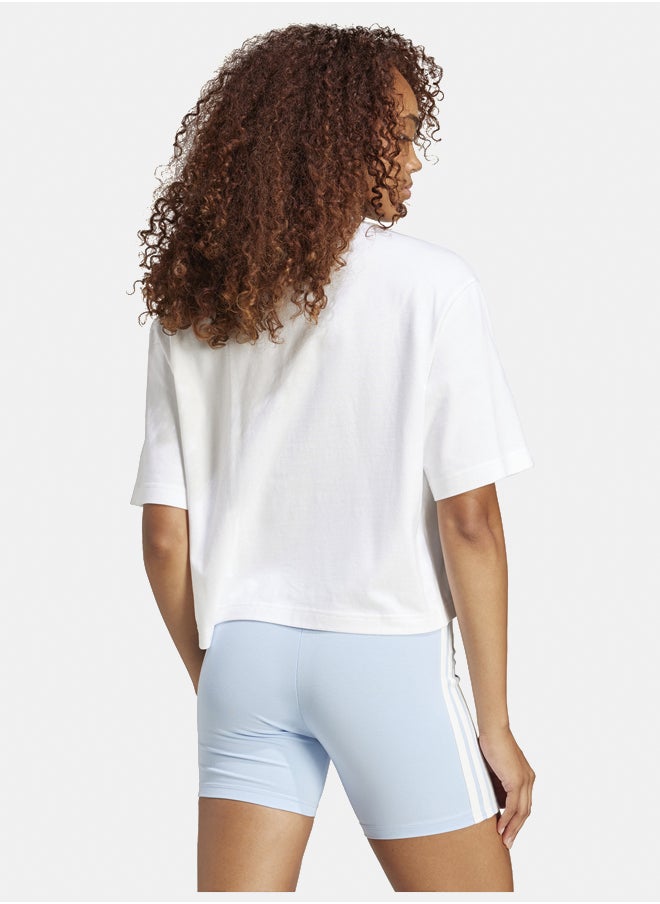 Adidas Essentials Big Logo Boyfriend T-Shirt  - Image 4