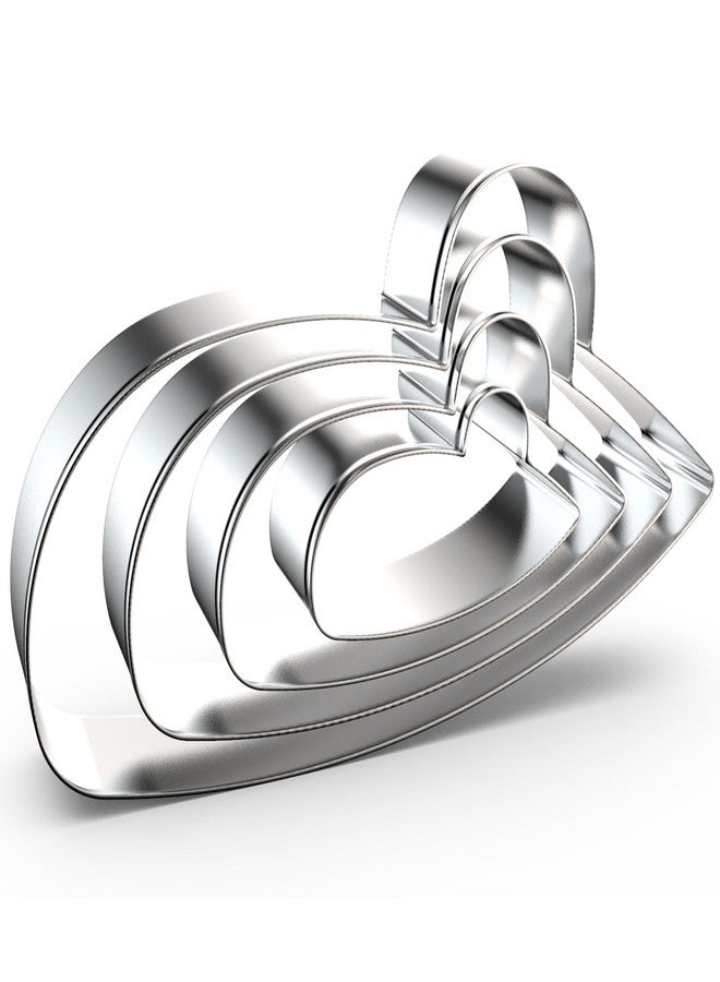 QAAQS Mouse Cookie Cutter Set - 5", 4", 3", 2" - 4 Piece - Stainless Steel - Image 1