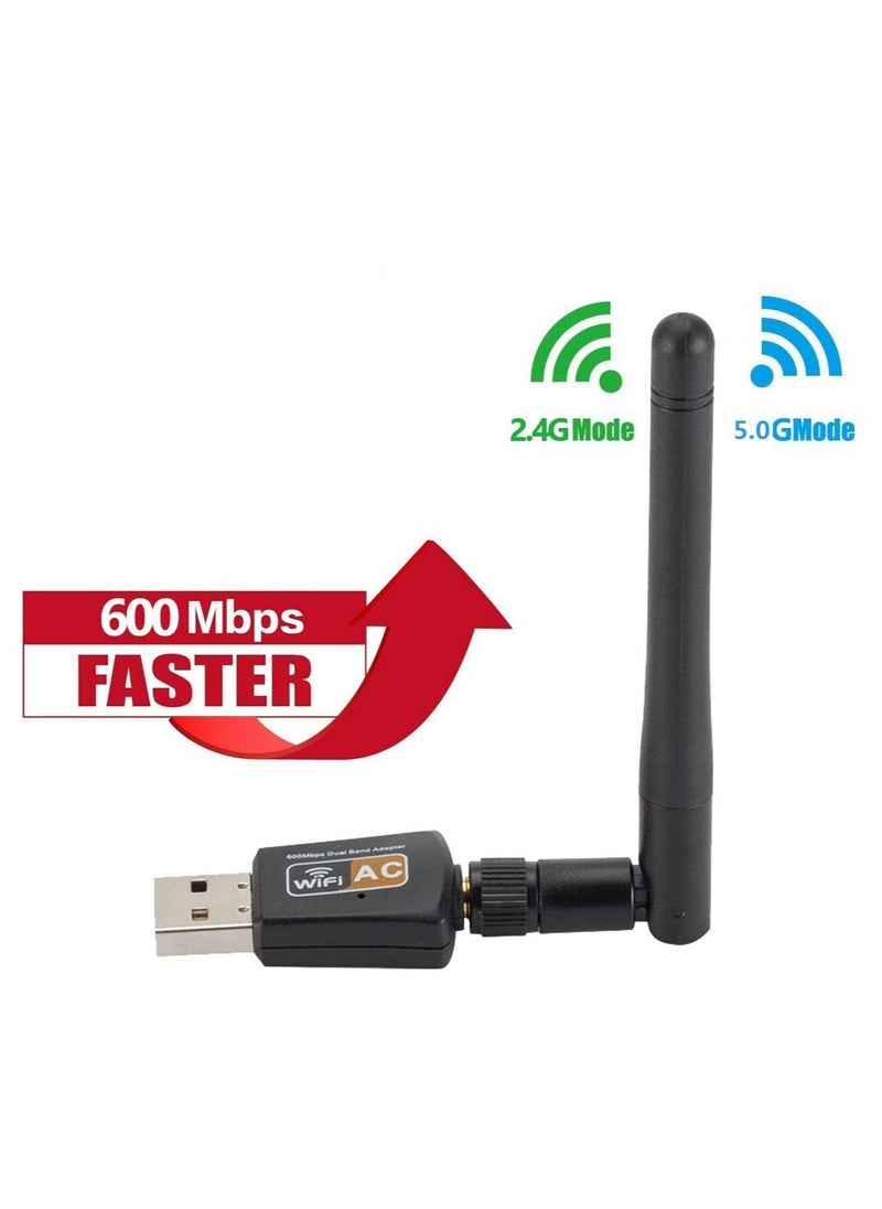 Generic 600M Mini USB 2.0 Wireless Network Card Computer WIFI Receiver Transmitter  - Image 1