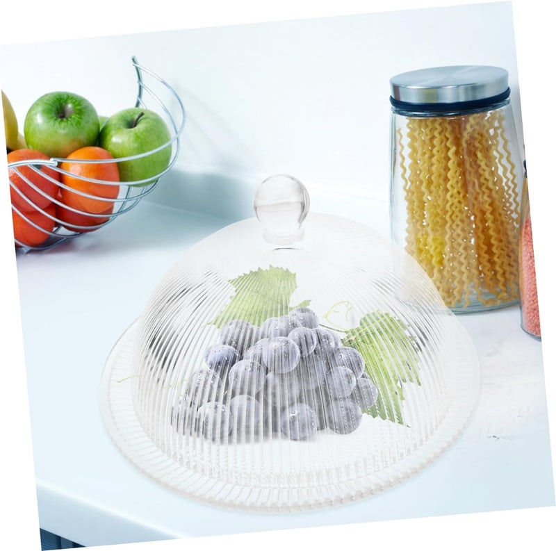 Incrizma Cup Cake Pan With Tiny Stand Display and Clear Dome Cover - Mini Cupcake Serving Platter Pallet Tray Glass Box (20 CM Diameter) - Image 5