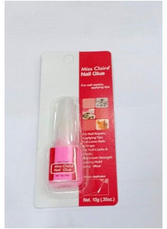 Brush On Nail Glue For Artificial Or Fake Nails ( 10 Gram / .35 Oz. ) Pink