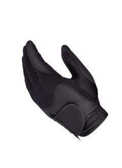 Thoraya Golf Left Hand Glove Polyester High Elasticity Breathable Washable Single Golf Glove for Men Women Black S  - Image 2
