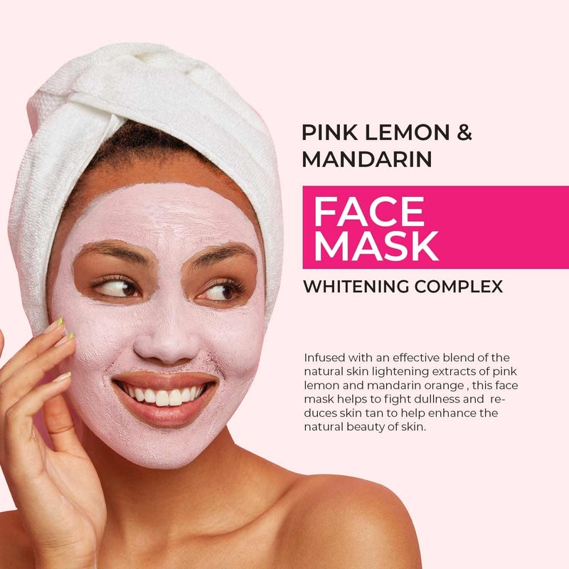 COSMO Pink Lemon & Mandarin Whitening and Rejuvenating Face Mask 625g, Helps to Brighten and Rejuvenate the Skin - Image 2