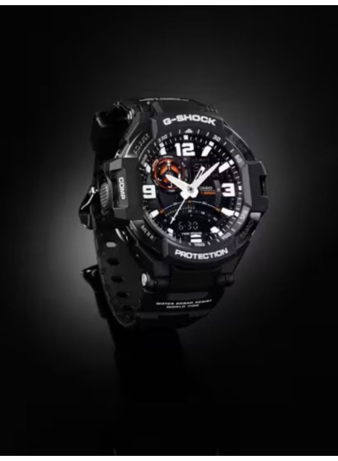 CASIO G_Shock Resin Analog+Digital Wrist Watch GA-1000-1ADR - Image 3