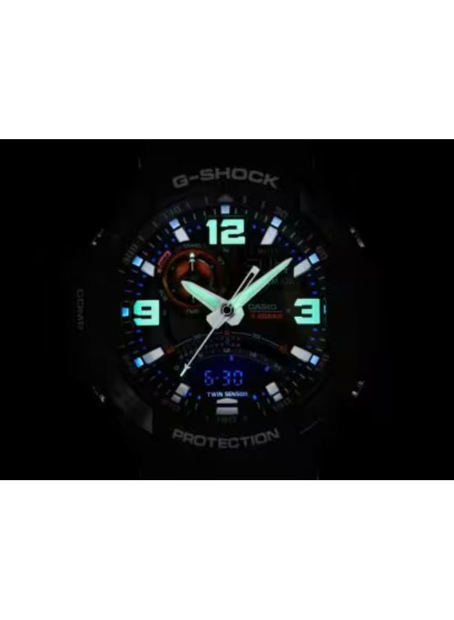 CASIO G_Shock Resin Analog+Digital Wrist Watch GA-1000-1ADR - Image 2