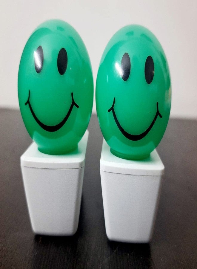 HOARD Plastic 0.5W LED Night Lamp with Smily Face-Pack of 1 (Green) - Image 3