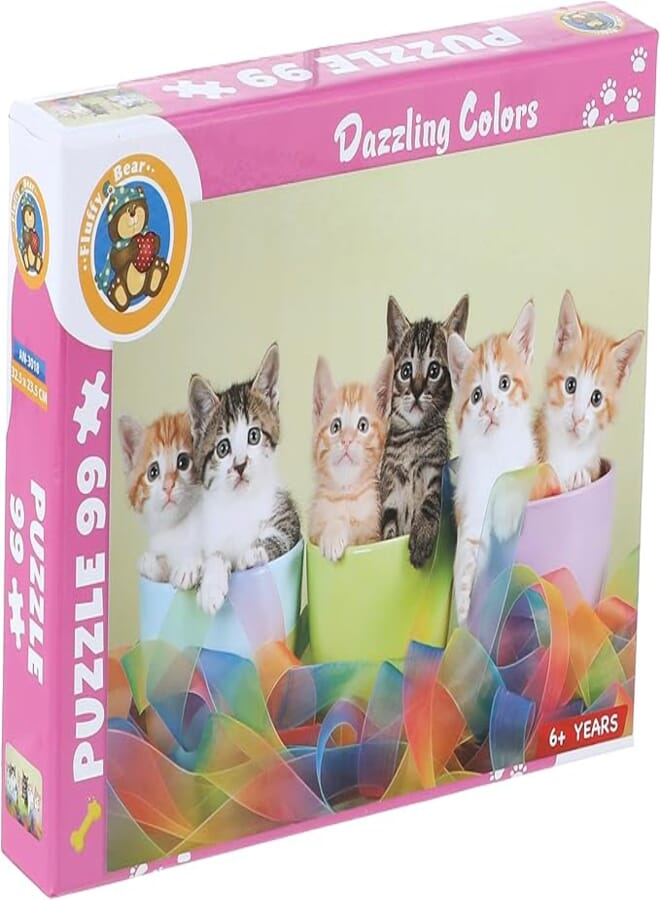 Fluffy Bear Dazzling colors - 99 pcs