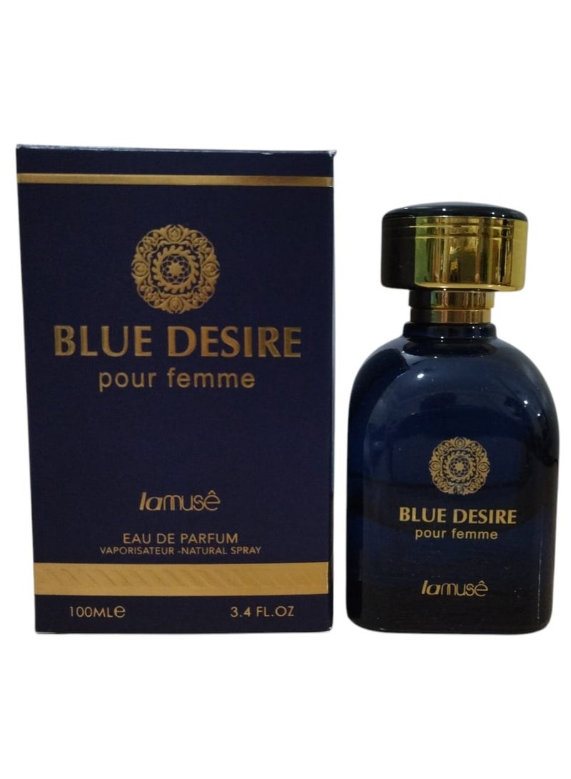 Lamuse Blue Desire Eau De Parfum For Women - 100 ML