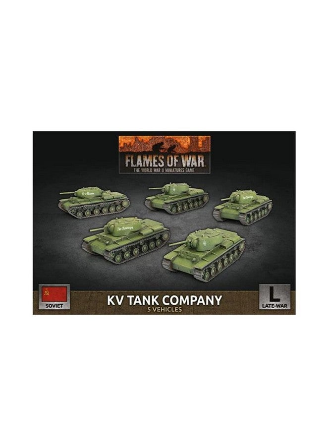 Flames of War Flames of War Late War: Soviet KV-8 Tank Company (SBX73) - Image 1