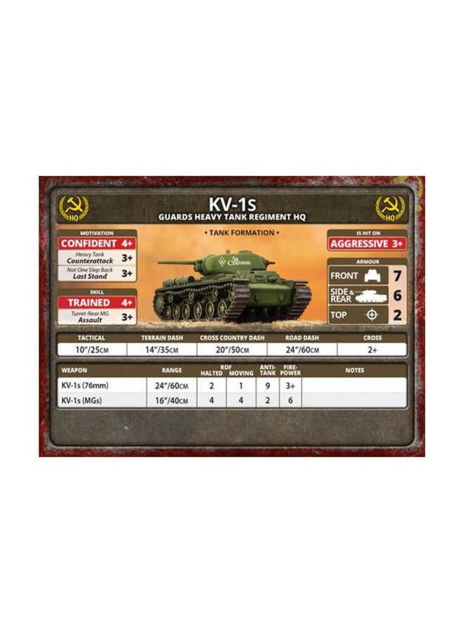 Flames of War Flames of War Late War: Soviet KV-8 Tank Company (SBX73) - Image 3