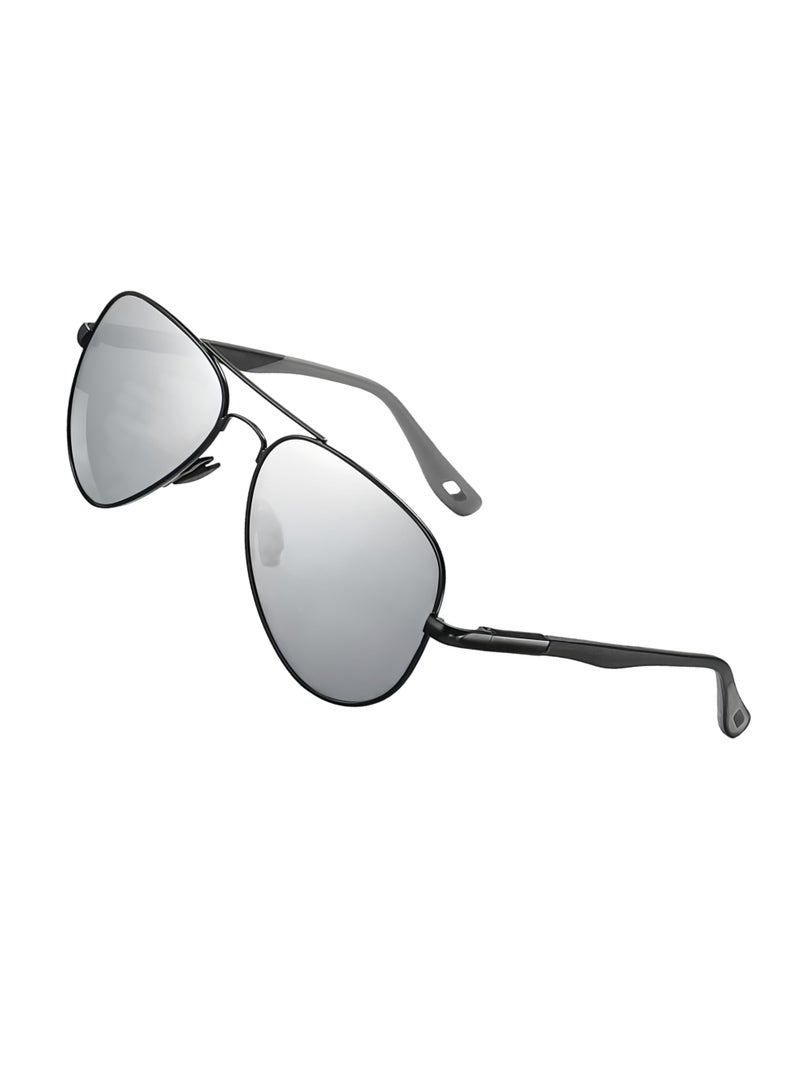 Classic UV400 Pilot Glasses For Men, Lightweight Men's Unisex Sunglasses For Desert Driving, Beach And Daily Outdoor Activities - Image 2