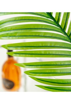 SINCHER SINCHER Artificial Areca Palm Tree- Faux Tropical Palm Plant Fake Tree,Black Plants Realistic Decorative Greenery,Modern Home Decor indoor and outdoor,Perfect Housewarming Gift(140cm-9leaves)  - Image 3