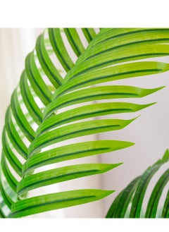 SINCHER SINCHER Artificial Areca Palm Tree- Faux Tropical Palm Plant Fake Tree,Black Plants Realistic Decorative Greenery,Modern Home Decor indoor and outdoor,Perfect Housewarming Gift(140cm-9leaves)  - Image 4
