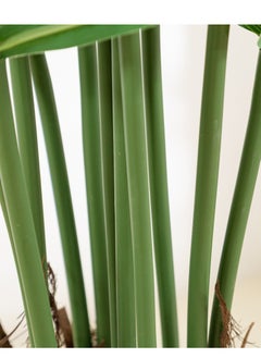 SINCHER SINCHER Artificial Areca Palm Tree- Faux Tropical Palm Plant Fake Tree,Black Plants Realistic Decorative Greenery,Modern Home Decor indoor and outdoor,Perfect Housewarming Gift(140cm-9leaves)  - Image 5