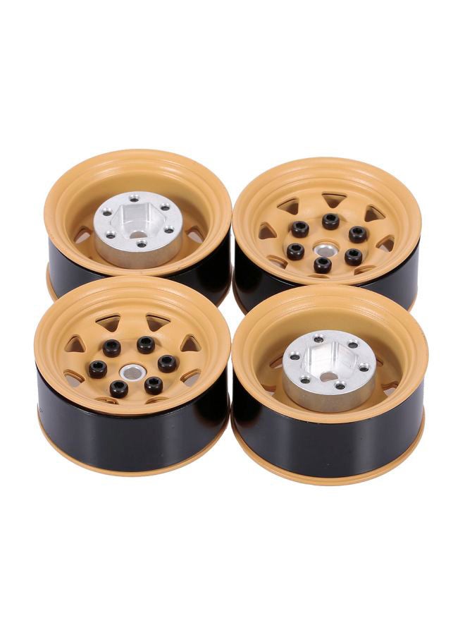 NIBEMINENT Pack Of 4 RC Car Metal Wheel Rims RM11874Y-L 1.55inch - Image 1