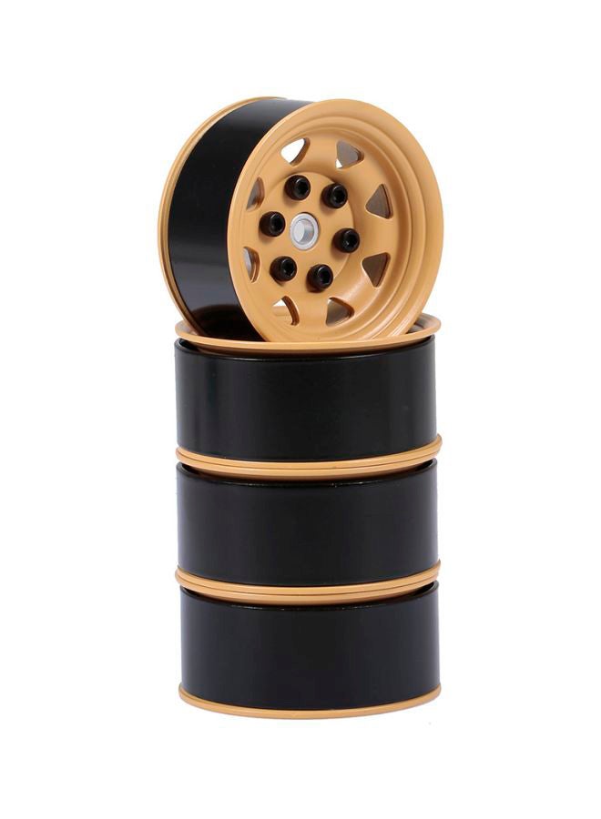 NIBEMINENT Pack Of 4 RC Car Metal Wheel Rims RM11874Y-L 1.55inch - Image 3