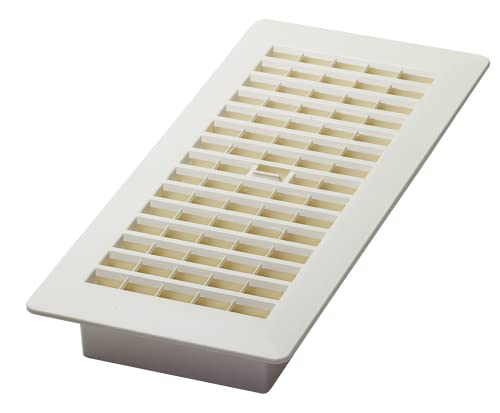 Decor Grates PL410-AL 4-Inch by 10-Inch Plastic Floor Register, Almond - Image 5