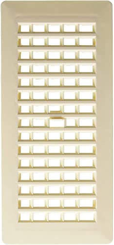 Decor Grates PL410-AL 4-Inch by 10-Inch Plastic Floor Register, Almond - Image 3