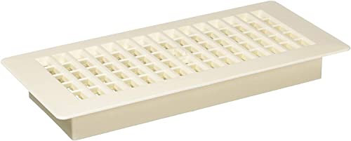 Decor Grates PL410-AL 4-Inch by 10-Inch Plastic Floor Register, Almond - Image 2