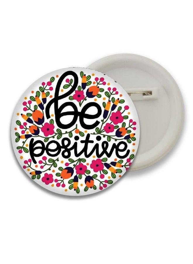 D2c D2C® Plastic Motivational Quotes Round Pin Button Badge - Perfect for Boys, Girls, Men & Women Trendy Batches for Bags, Backpacks Ideal Birthday Gift, Party Favor Size 58mm Multicolor Pack of 5 D16  - Image 5