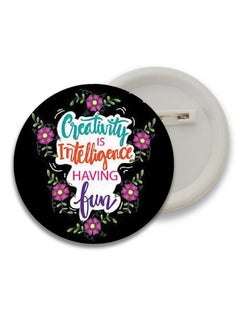 D2c D2C® Plastic Motivational Quotes Round Pin Button Badge - Perfect for Boys, Girls, Men & Women Trendy Batches for Bags, Backpacks Ideal Birthday Gift, Party Favor Size 58mm Multicolor Pack of 5 D16  - Image 4