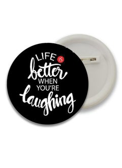 D2c D2C® Plastic Motivational Quotes Round Pin Button Badge - Perfect for Boys, Girls, Men & Women Trendy Batches for Bags, Backpacks Ideal Birthday Gift, Party Favor Size 58mm Multicolor Pack of 5 D16  - Image 2