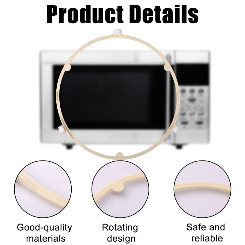 Penitue 8.5in/21.5cm Microwave Turntable Support Ring, Microwave Tray Plate Roller Replacement Accessories Compatible with GE Samsung Frigidaire WB06X10625 WB06X10818 DE92-90495A 5304464115 5304509438 - Image 4
